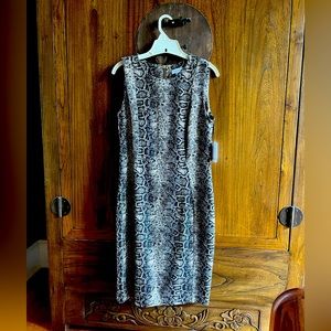 Calvin Klein snakeskin dress